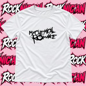 My Chemical Romance Logo - White with Black
