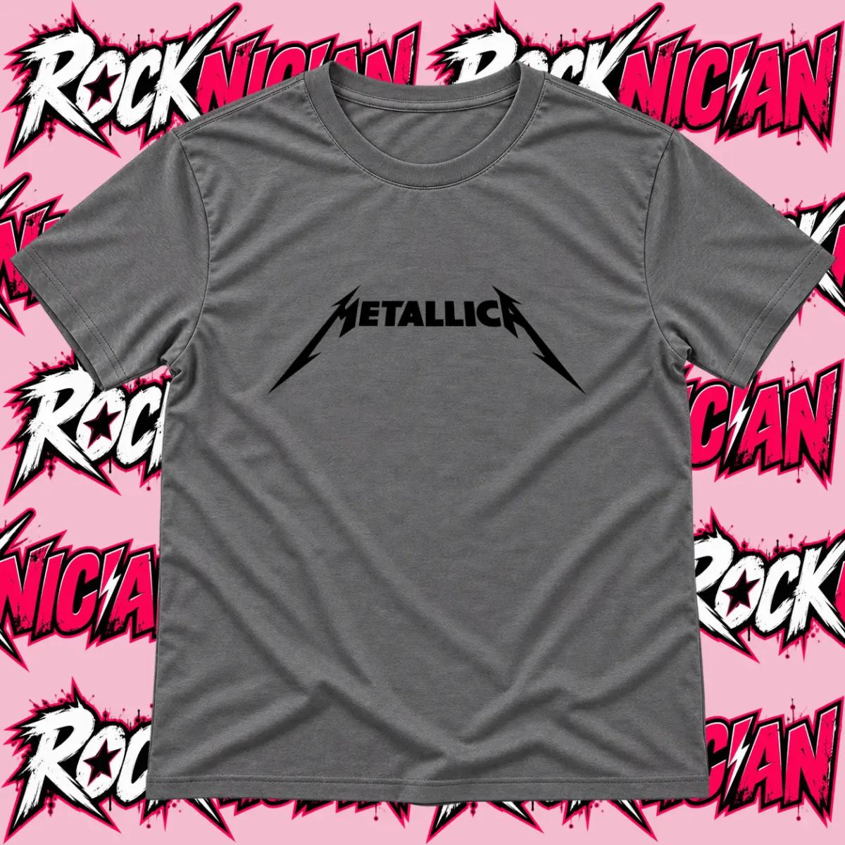 Metallica Logo - Grey with Black