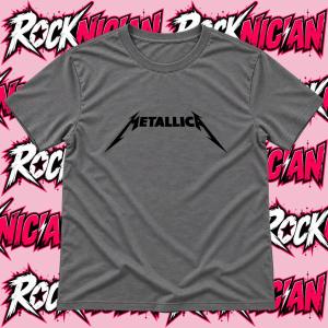Metallica Logo - Grey with Black
