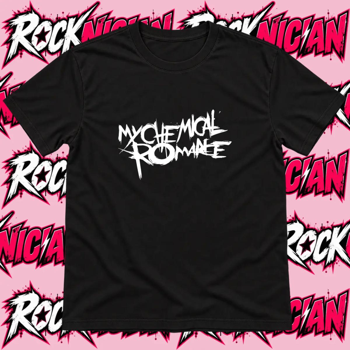 My Chemical Romance Logo - Black with White